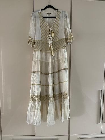 torbica u obliku srca: Ženske haljine – lot od 4 komada 1) Svetloplava, duga, lepršava — 2