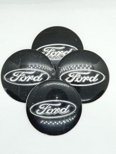 auto dijagnostika delphi: FORD-plastificirane nalepnice za felne-set od 4 komada CRNE FORD - — 5