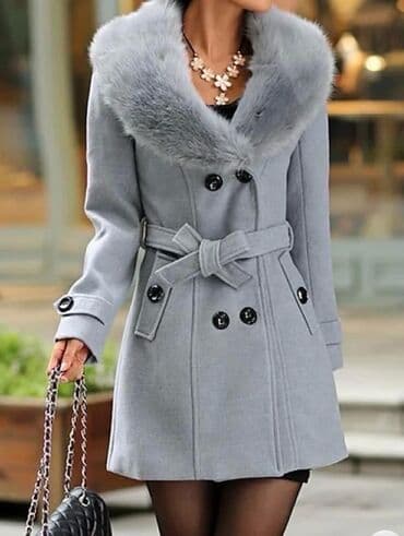 Fur coats: One size, Faux fur — 1