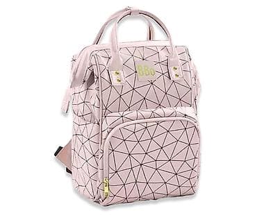 haljine za mamu i bebu: BBO Torba za mame WT045 Fashion Mama Bag – Pink Šifra proizvoda — 1