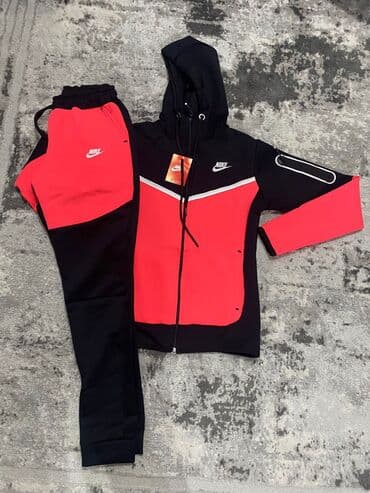 sivi tech fleece zenski: Komplet, XL (EU 54), Nike, bоја - Braon, Pamuk — 7