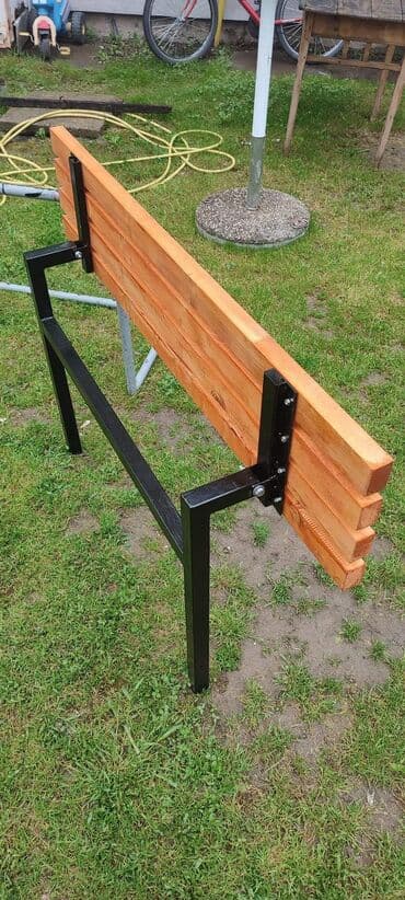 forma ideale ugaone garniture sa zicanim jezgrom: Bench, Metal, color - Black, New — 5