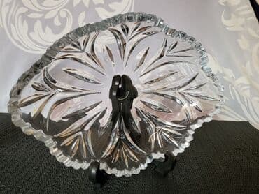 kristalne cinije cene: Bombonijera kristal,led kristal,nova 70te. Bombonijera,cinija,bez — 4