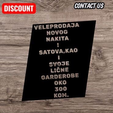 lidl rucni sat: Crna tabla sa belim slovima, idealna za isticanje oglasa ili — 1