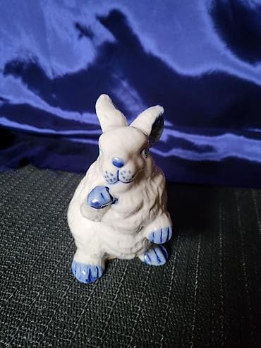 Sušilice: Vintaz nov porcelanski zec.Nemacka. Porcelanska figura zeca,mereni — 3