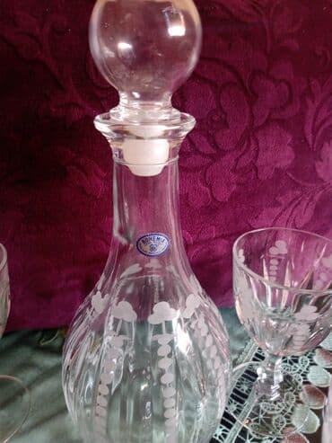 kristalne čaše prodaja: Bohemija servis za vino,kristal,led kristal,brusen kristal. iz — 13
