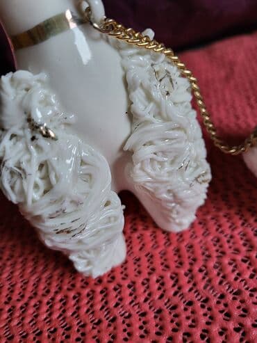 male ikebane za stolove cena: Porcelanske figure,rucni rad. sve na njima je porcelan. tkz. spageti — 4