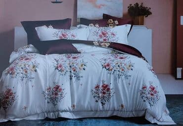 ikea posteljina na srca: ❤Posteljina iz 7 delova ❤Čaršaf-220*240 ❤Jorganska navlaka-2x140*200 — 5