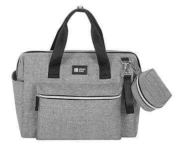 KikkaBoo Torba za mame Maxi light grey – KKB2 Savremena i prostrana
