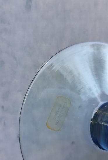 teflon za peglu: Crate & Barrel bubble glass čaše za vino - Rumunija (Set 6 kom) — 6