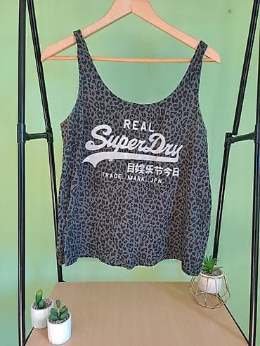 Superdry ženska majica bez rukava - Model: tank top sa širokim