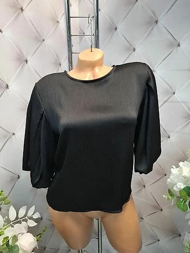 til suknja: Ženska elegantna bluza sa 3/4 širokim rukavima - Materijal: lagan — 6