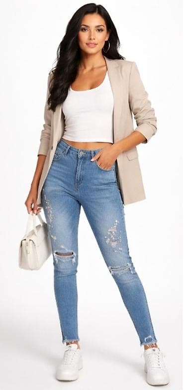 zara pantalone moje krpice: Ženske skinny farmerke LCW JEANS sa cvetnim detaljima i efektom — 1