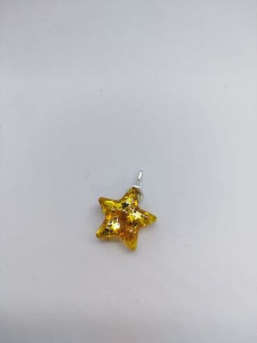 Ogrlica sa priveskom, Handmade, Materijal: Epoksi smola — 5