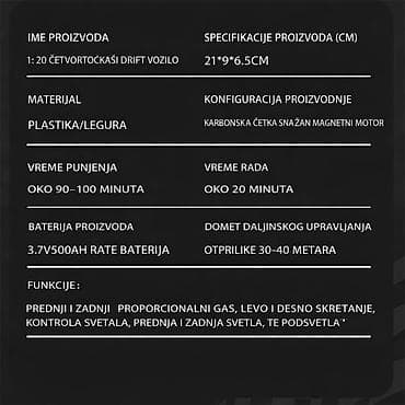 kopacke cena: Nov auto na daljinsko upravljanje. Ima pogon na sva četiri točka - — 4