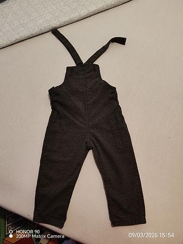 frozen odeca za devojcice: Vel. 80 Dečje pantalone-tregeri (kombinezon) - Model: dugački — 4