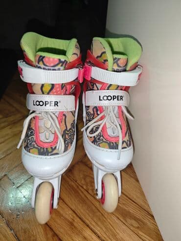 Knjige, audio i video formati: Dečije roleri LOOPER – podesivi broj od 26 do 29 - Brend: LOOPER - — 1