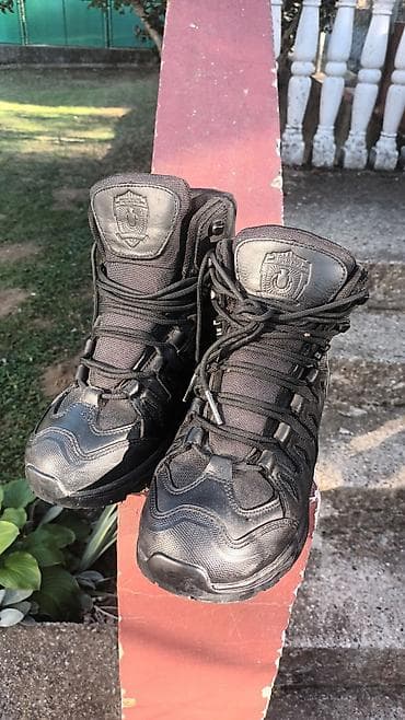Crne taktičke/planinarske čizme – model HI CUT BOOT POLICIJSKE CIPELE