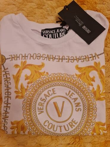 colmar majice: Versace Jeans, S (EU 36), Cotton, color - White — 4