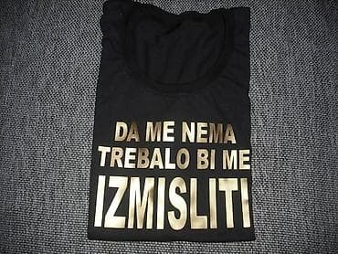 haljinica i šeširic: Majice zenske sa štampom. Različiti motivi i natpisi. - Crne majice — 9