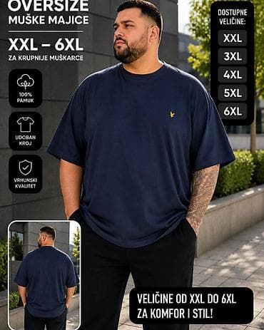 velicine odela: 🔥 OVERSIZE MUŠKE MAJICE 🔥 💰 Cena: 3000 DIN 📏 Dostupne veličine: XXL — 3
