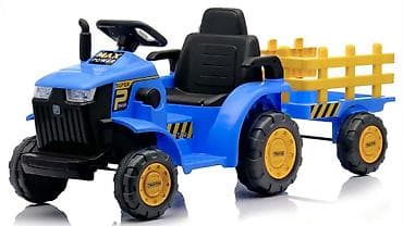 polovne igracke za decu: Dečiji traktor na akumulator sa prikolicom - Realističan dizajn — 1