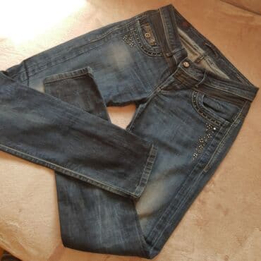 farmerke sa lastisem: Potpuno nove original Salsa farmerice W29; L32 Boja- indigo, kao na — 2