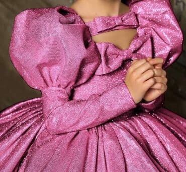 solo espadrile sa masnom: Odmah dostupne haljinice u kompletu sa mašnom za kosu 🩷 Cena 5800 din — 4