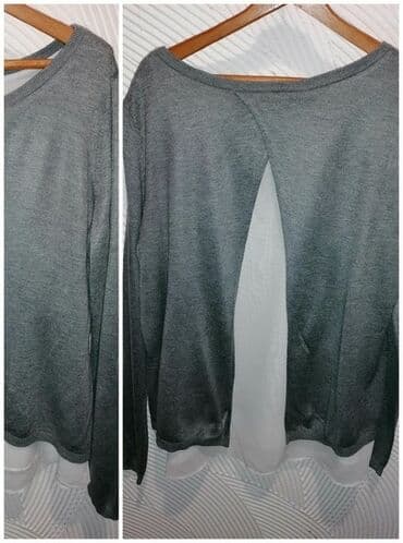 haljine i kompleti za punije osobe: Nova bluza H&M - M Divna, zanimljiva bluza H&M Pazuh 49-50 — 5