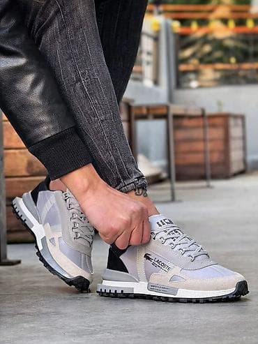 udobne muske patike: Lacoste patike – sportsko-lifestyle model - Materijali: kombinacija — 6