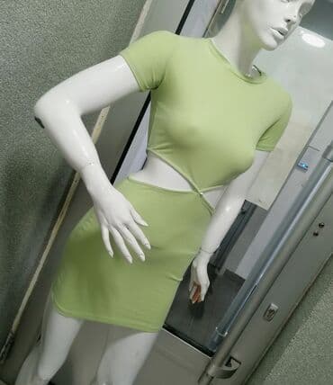 comma haljine 2022: Freever S (EU 36), color - Green, Short sleeves — 4