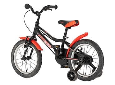 ranac sa imenom: Bicikl kids Visitor Redstriker 16" 9" V-brake + kontra, crno-crveni — 4