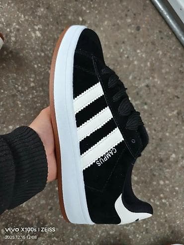 cipele za krštenje: Patike Adidas Campus – klasičan model sa tri bele pruge - Gornjište — 1