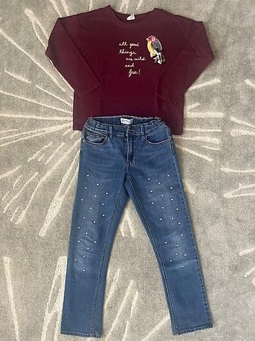 Zara farmerke vel 10 i majica vel 9 na lalafo.rs Zara farmerke vel 10 i majica vel 9