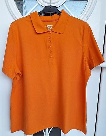 muska jakna s: Majica s kragnicom (polo), veličina XXL. - Boja: narandžasta. - — 1