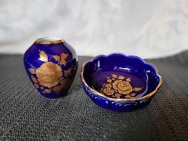 ceski porcelan servis za rucavanje cena: Vaza i cinija novi,KPM porcelan 1950g+ Bavaria. Set porcelan,pravi — 1