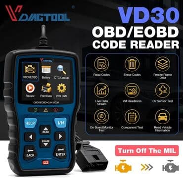 univerzalna dijagnostika: VDIAGTOOL VD30 OBD2, OBDII EOBD Scanner DTC Lookup Free Update, Auto — 1