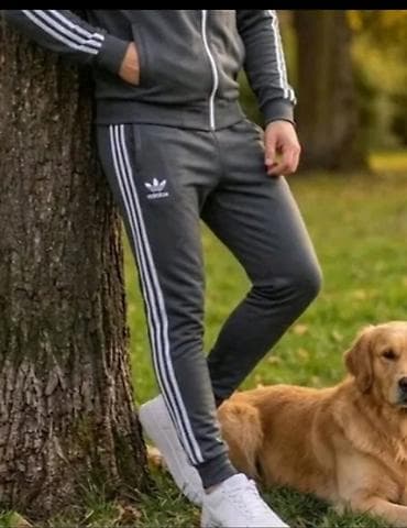 Men's Clothing: Sportwear Adidas, color - Khaki — 2