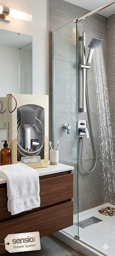 Sensio Shower System – kompletan sistem za tuširanje - Moderan set za