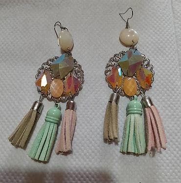 haljine i kompleti za svecane prilike: Svečana haljina u mentol zelenoj boji + statement minđuše - Kroj — 3