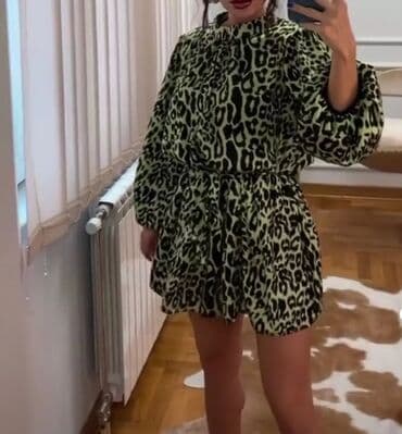 klompe u apoteci: Zara S (EU 36), color - Green, Cocktail, Long sleeves — 4