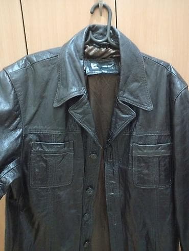 zara prolećne jakne: Muška kožna jakna Eagle Cuir, veličina 4XL. - Materijal: prirodna — 2