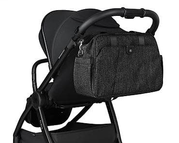 bebeautiful garderoba: KikkaBoo Torba za mame Chelsea premium black Opis: - Moderna — 3