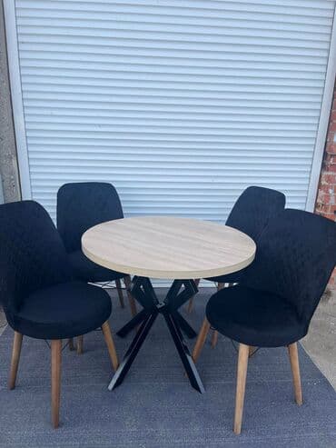Sets of table and chairs: 🌟🌟akcijska cena 🌟🌟 cena okruglog seta 270€ u set spadaju 4 stolice i — 8