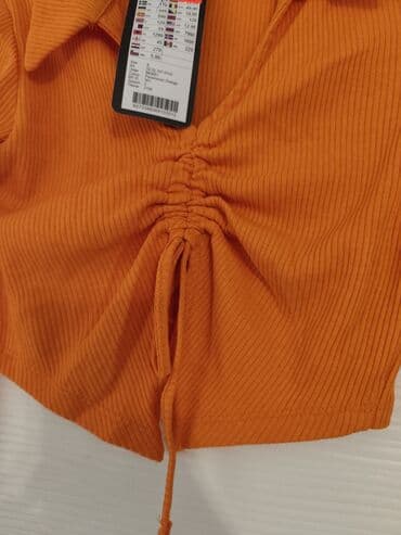 push up helanke new yorker: S (EU 36), Single-colored, color - Orange — 2