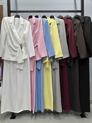 Lične stvari: 🔥Ženski elegantni komplet – sako i pantalone širokih nogavica ✅3800 — 7