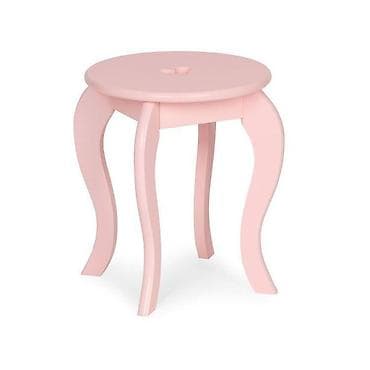 fisher price zirafa: Veliki drveni sto za šminkanje za devojčice sa ogledalom, Pink – — 2