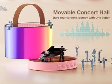 povezivanje ugradne rerne i ploce: Karaoke Bluetooth Rgb Prenosni Zvucnik D23 Karaoke mašina ima odličan — 14