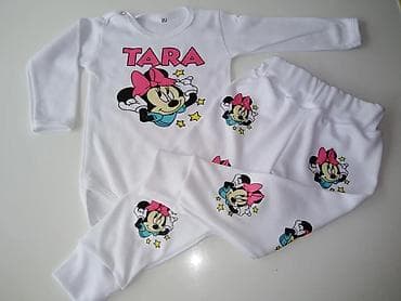 Farmerke: 2 delni kompletic Vel 56-62 dvobroj do 3 meseci 68 do 5 meseci 74 do 9 — 1