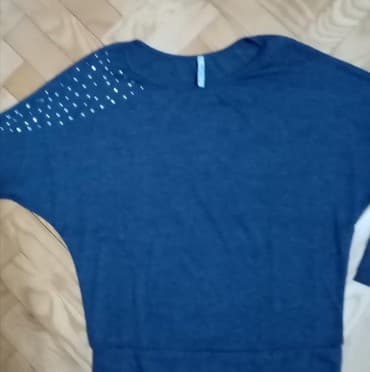 crop top c a: M (EU 38), Single-colored, color - Light blue — 1